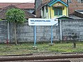 Papan nama Stasiun Malang Kotalama