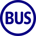 Logo des bus mis en place à partir des années 1990.