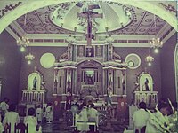 San Miguel Arcangel Church interior c. 1997