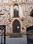 Västra gaveln av Bjärnå kyrka.