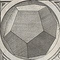 Perspectiva Corporum Regularium (SLUB); Platonic solids in circle