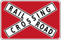 Railroad crossing position (alternative)