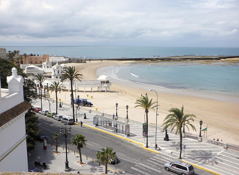 File:Playa de La Caleta desde azotea.jpg