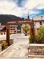 Porche au départ des Houches pour le Tour du Mont-Blanc