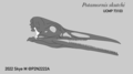 Skull reconstruction of Potamornis skutchi