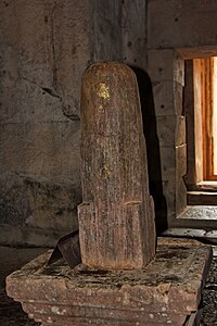 Lingam di Phanom Rung di Buriram, menunjukkan sisa-sisa Kerajaan Khmer di Thailand.