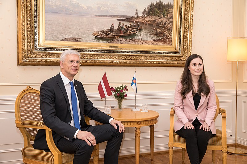 File:Prime Minister Sanna Marin met Latvia’s Prime Minister Krišjānis Karinš 12 February 2020 08.jpg