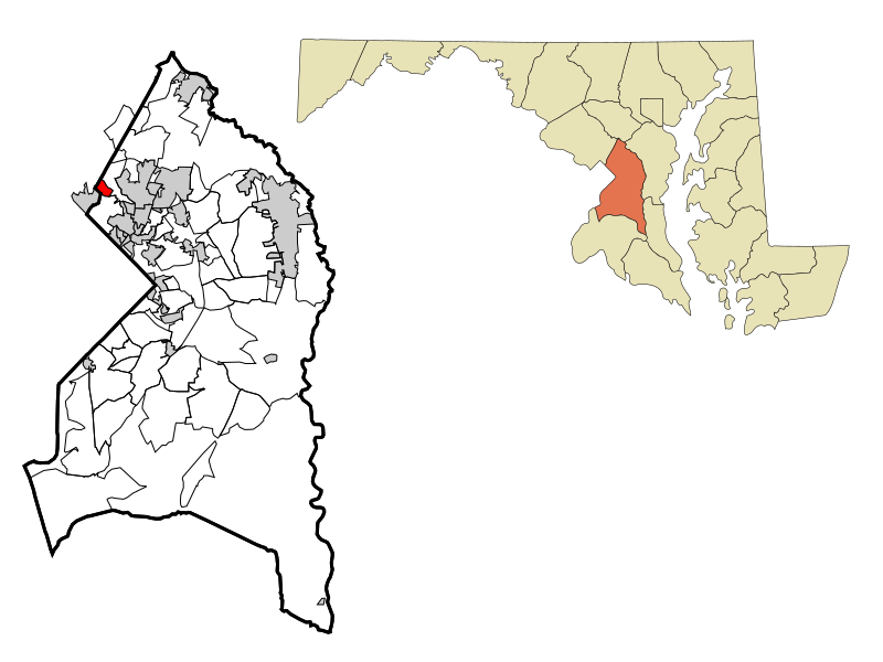 File:Prince George's County Maryland Incorporated and Unincorporated areas Langley Park Highlighted.svg