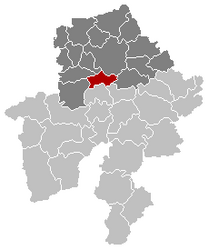 Profondeville Namur Belgiya Map.png