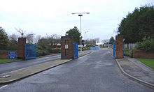 station entrance with the de Havilland Comet gate guardian