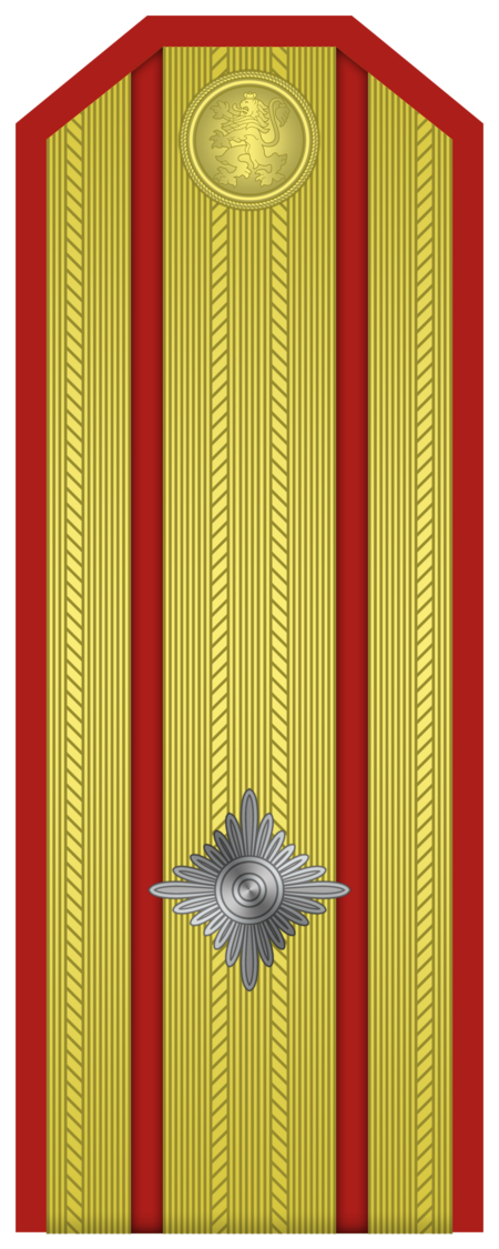 Rank insignia of Майор of the Bulgarian Army.png