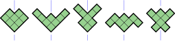 Reflection symmetrical octominoes 45 deg.svg