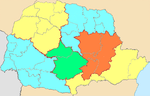 Miniatura para Lista de regiões geográficas intermediárias e imediatas do Paraná