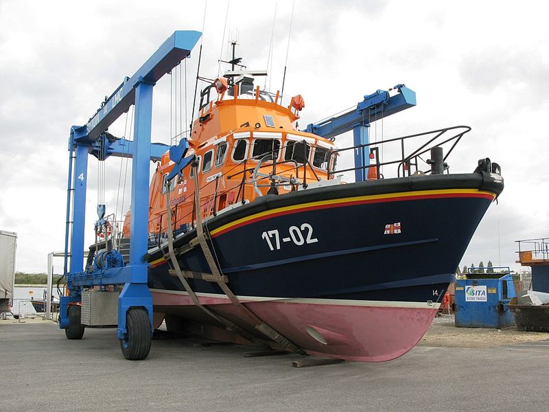 File:Relief Lifeboat The Will out of the water.jpg