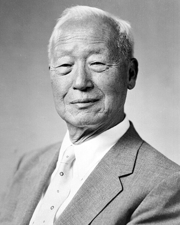 Syngman Rhee, the 1st President of South Korea