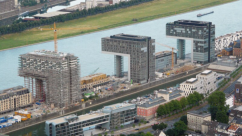 File:Rheinauhafen Köln (Flight over Cologne).jpg