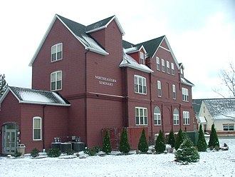 Roberts Hall, located on the campus of Roberts Wesleyan College in Rochester, NY, has been the home of Northeastern Seminary since it was founded in 1998. Roberts Hall.jpg