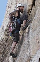Trad climber in Joshua Tree National Park Rock Climbing - 25281459754.jpg
