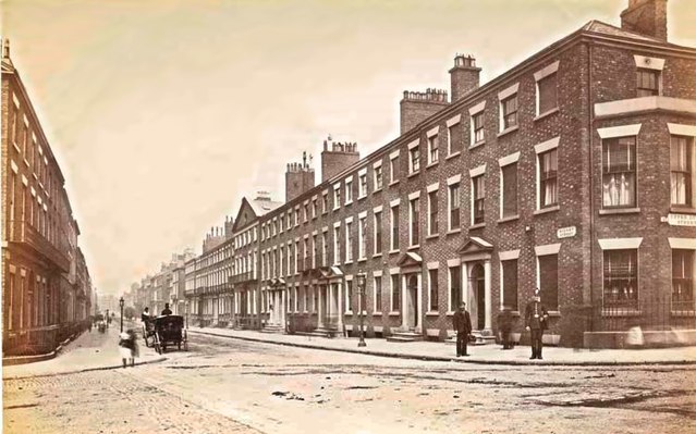Rodney Street, Liverpool circa 1885