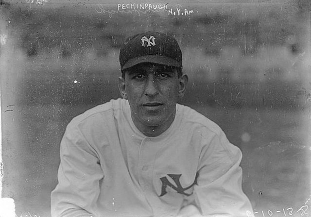 Peckinpaugh with the New York Yankees