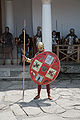 Roman legionaire 4. century. Reenactment of [7]