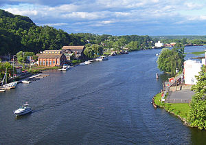 Rondout just above its outlet at Kingston.