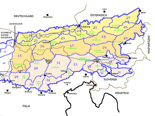 SOIUSA-Alpi Orientali