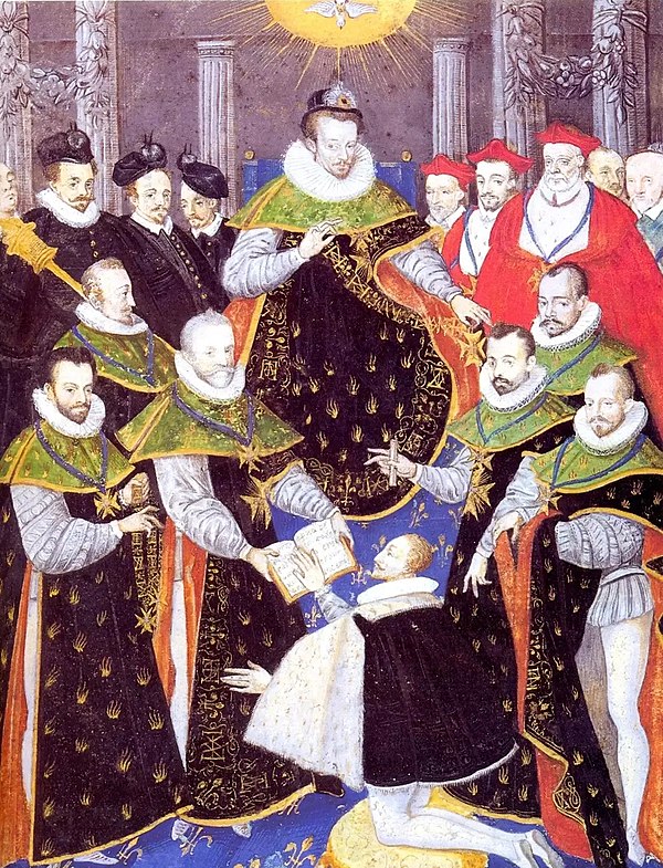 Louis Gonzaga, Duke of Nevers was the first knight to receive the order