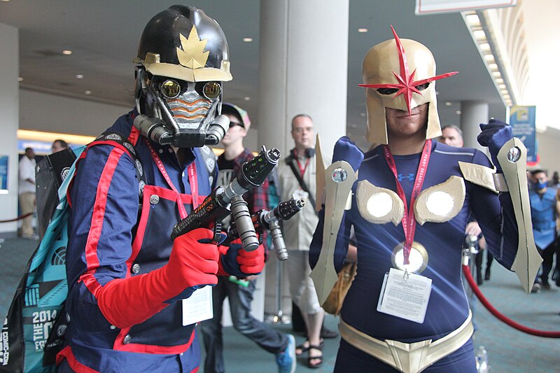 File:San Diego Comic-Con 2014 - Star Lord & Nova (14585091957).jpg