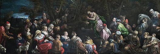 La prédication du Baptiste Francesco Bassano le Jeune
