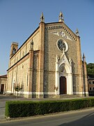 Chiesa di San Rocco nella frazione di Valbona