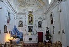 Interno della chiesa di San Francesco da Paola (2015), prima del restauro