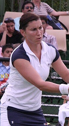 Kloeselová počas svojho stretnutia vo štvorhre na Australian Open 2007