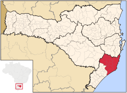 Tubarão – Mappa