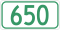 Saskatchewan Rotası 650.svg