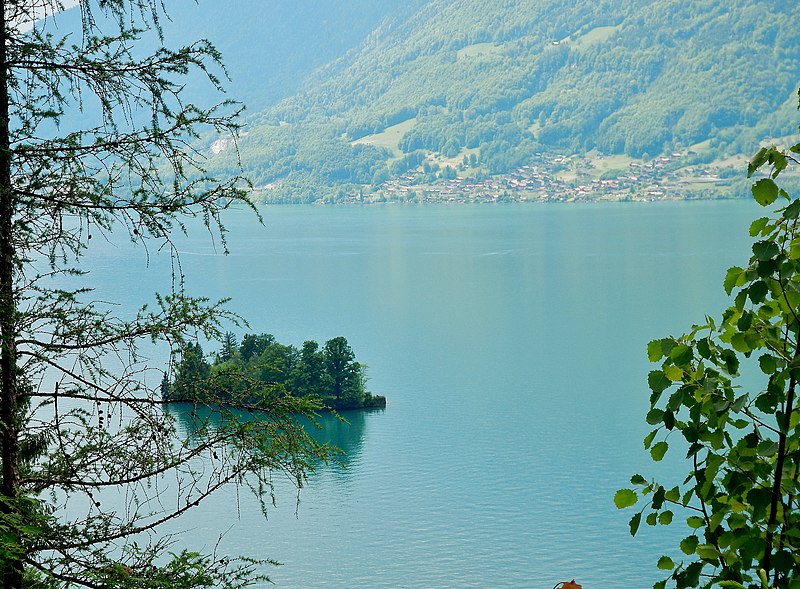 File:Schnäggeninseli bei Iseltwald im Brienzersee - panoramio.jpg