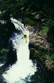 Kayaking in a kayak (November 2006)