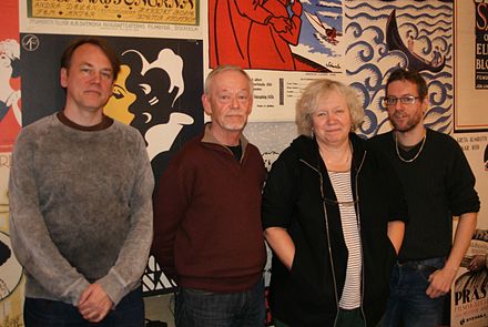 The editors of the Swedish film database in December 2009