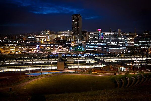 Sheffield Centre at Night