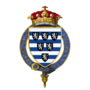 Shield of Arms of William Cecil, 5th Marquess of Exeter, KG, CMG, TD.png