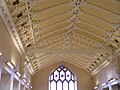 Darwin Room ceiling showing heraldic shields