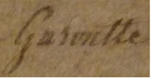 signature de Michel Antoine Garoutte