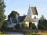 Skabersjö kyrka från norr.