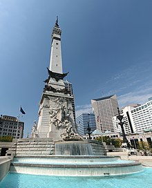 Soldiers’ and Sailors’ Monument am Monument Circle