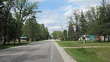 South Branch along E. County Line Rd.