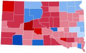 South Dakota Presidential Election Results 2008.svg