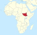 South Sudan in Africa (claimed) (-mini map -rivers).svg
