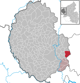 Kaart van Spangdahlem