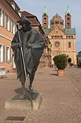 Speyer, sculptuur van de pelgrimsroute naar Santiago de Compostela IMG 2164 2022-05-23 17.26.jpg