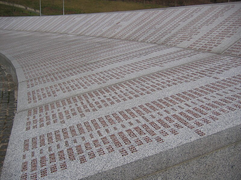 File:Srebrenica massacre memorial wall of names 2009 2.jpg